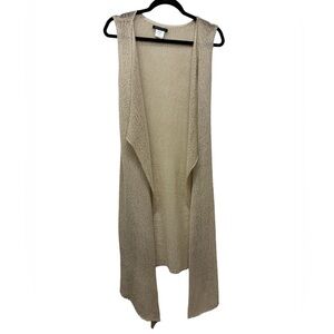 Madison & Lola open front net vest size large